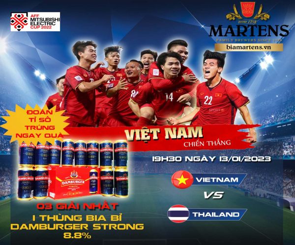 CHÚC MỪNG ĐỘI TUYỀN VIỆT NAM VÀO CHUNG KẾT AFF CUP 2022